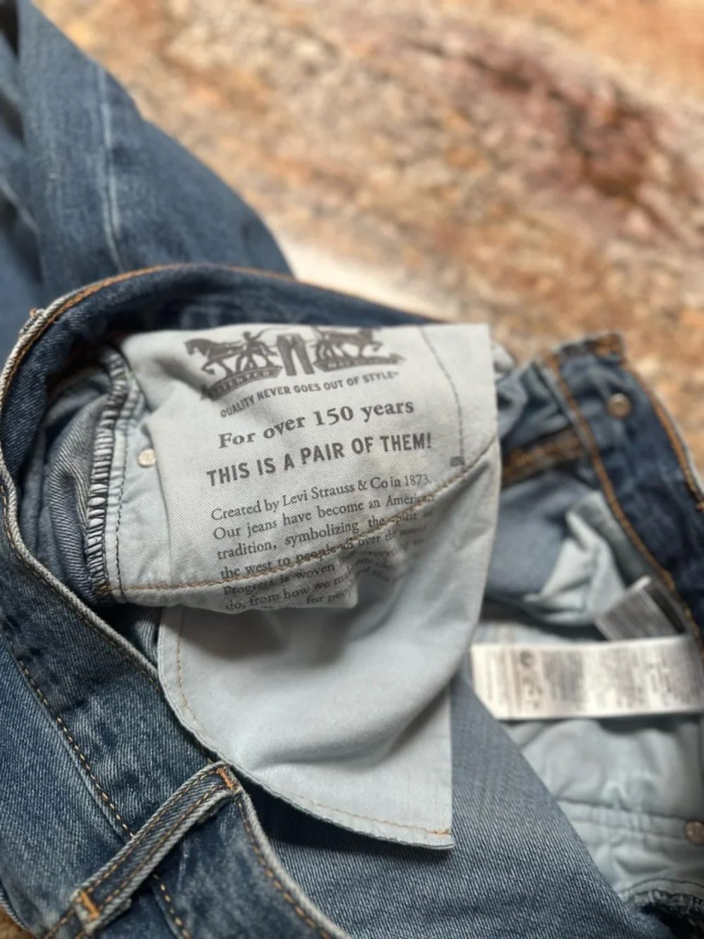 Levi's 505 Medium Blue Men's Straight Jeans